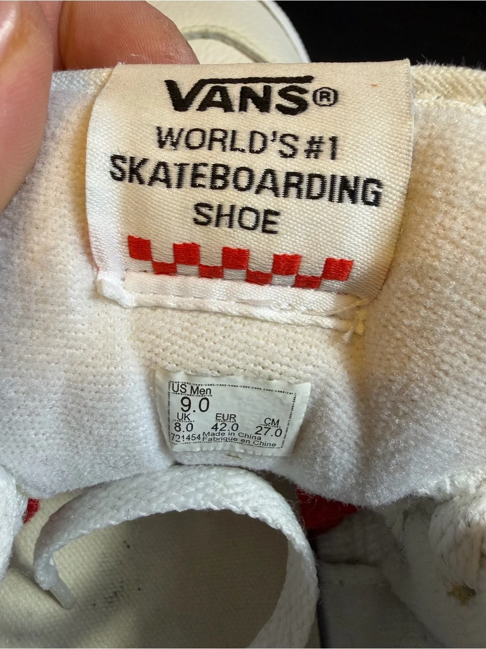 Vans Skate Half Cab 'Daz - White' mid-top skateboarding sneakers